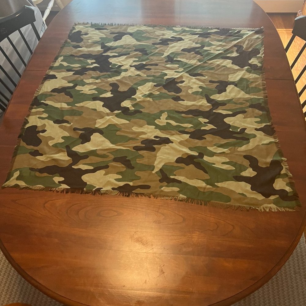 The Cashmere Project Camo Scarf